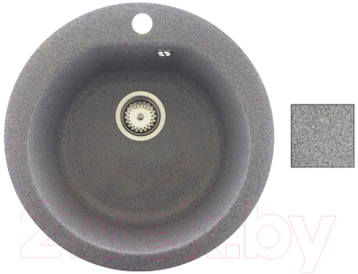Мойка кухонная БелЭворс Nika (серый) - фото