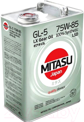 Трансмиссионное масло Mitasu LX Gear Oil 75W85 LSD / MJ-415-4 - фото