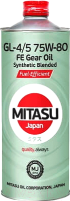 Трансмиссионное масло Mitasu FE Gear Oil 75W80 / MJ-441-1 - фото