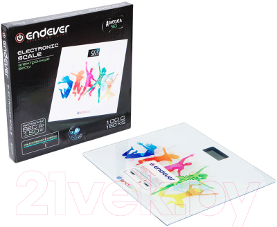Напольные весы электронные Endever Aurora 563