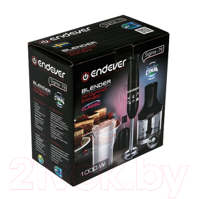 Блендер погружной Endever Sigma-79 (черный)