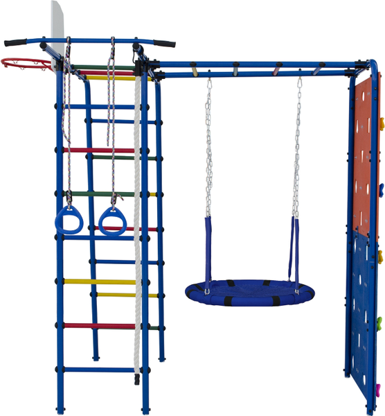 Игровой комплекс Формула здоровья Street 2 (синий/радуга)