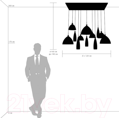 Люстра Lightstar Agola 810223