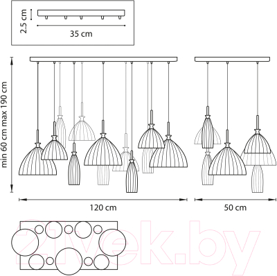 Люстра Lightstar Agola 810220