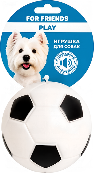 Игрушка для собак For Friends Футбольный мяч / DB006-M - фото