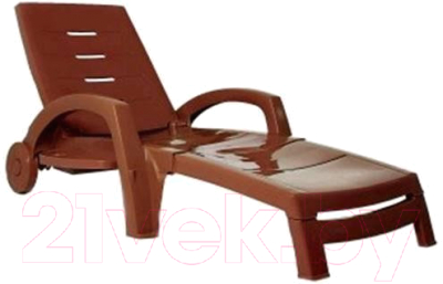 Шезлонг Стандарт Пластик Групп С колесами - фото