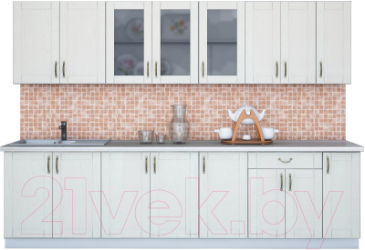 Готовая кухня Интерлиния Мила Крафт 2.9 - фото