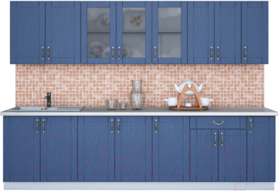 Готовая кухня Интерлиния Мила Крафт 2.9 - фото