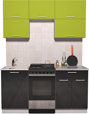 Готовая кухня Интерлиния Мила Gloss 50-16 - фото