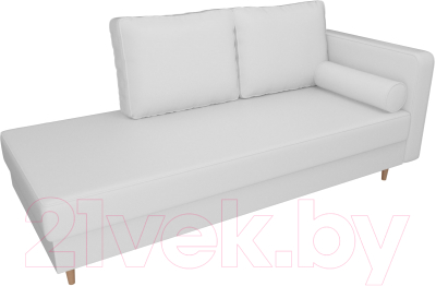 Тахта Лига Диванов Прайм правый / 100892 (экокожа белый)