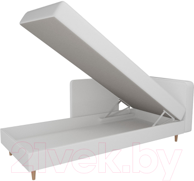 Тахта Лига Диванов Прайм правый / 100892 (экокожа белый)