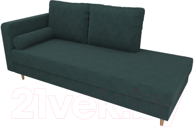 Тахта Лига Диванов Прайм левый / 100874 (велюр бирюзовый)