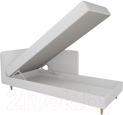 Тахта Лига Диванов Прайм левый / 100892 (экокожа белый)