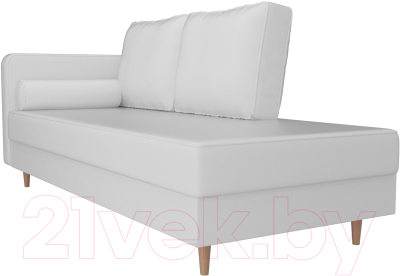 Тахта Лига Диванов Прайм левый / 100892 (экокожа белый)