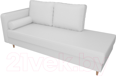 Тахта Лига Диванов Прайм левый / 100892 (экокожа белый)