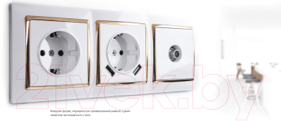 Рамка для выключателей и розеток Werkel Snabb WL03-Frame-04 / a028883