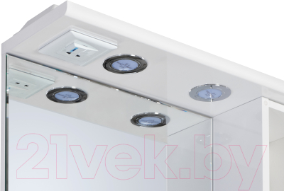 Шкаф с зеркалом для ванной Акватон Онда 60 (1A009802ON01R)