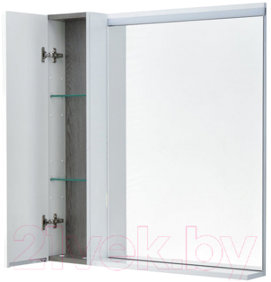 Шкаф с зеркалом для ванной Акватон Рене 80 (1A222502NRC80)