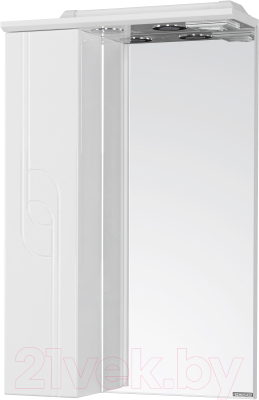 Шкаф с зеркалом для ванной Акватон Панда 50 (1A007402PD01L) - фото