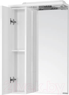 Шкаф с зеркалом для ванной Акватон Панда 50 (1A007402PD01L)