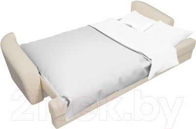 Диван Лига Диванов Милтон / 100668 (экокожа бежевый)