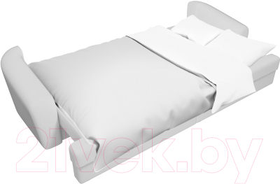 Диван Лига Диванов Милтон / 100669 (экокожа белый)