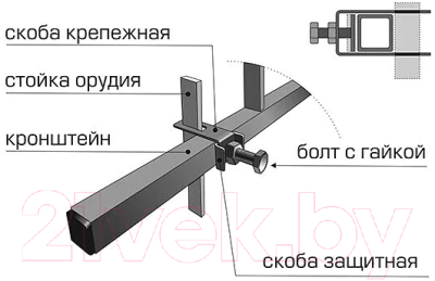 Окучник ВРМЗ ЗАО 00.02.55.00.00