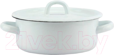 Кастрюля Эмаль 01-1608М - фото