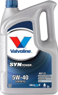 Моторное масло Valvoline SynPower MST C3 5W40 / 872386 - фото