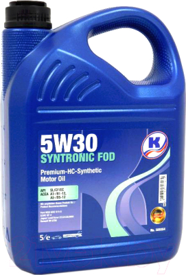 Моторное масло Kuttenkeuler Syntronic FOD 5W30 / 309264 - фото