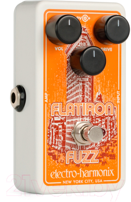 Педаль электрогитарная Electro-Harmonix Flatiron Fuzz Op-Amp Powered Fuzz - фото