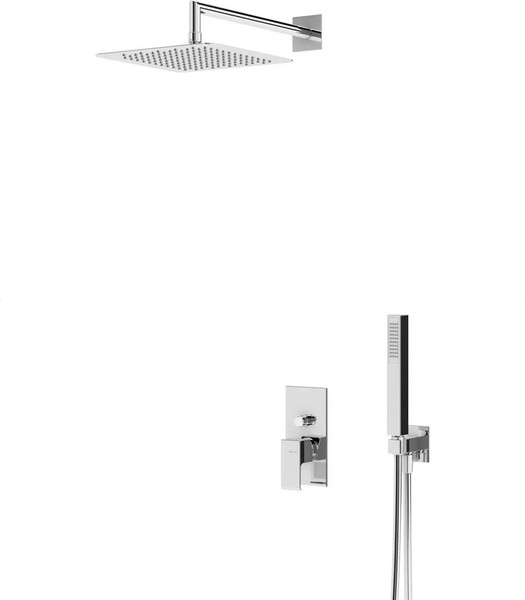 Душевая система со смесителем Bruma UltraThin Linea Chrome / 1827608CR - фото
