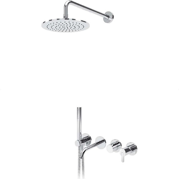 Душевая система со смесителем Bruma Leaf Sunrise / 1672400SR