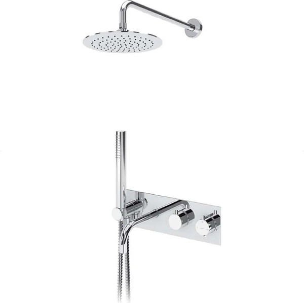 Душевая система со смесителем Bruma Elo Chrome / 1383102CR - фото
