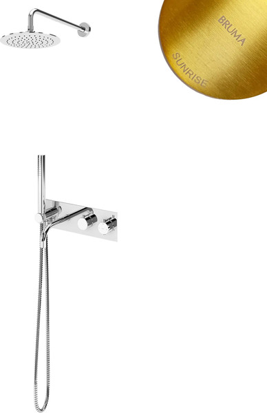 Душевая система со смесителем Bruma Elo Sunrise / 1383102SR - фото