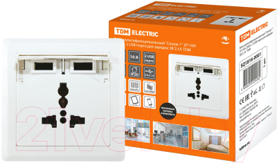 Розетка TDM SQ1816-0001