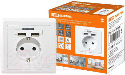 Блок розеточный TDM SQ1816-0002
