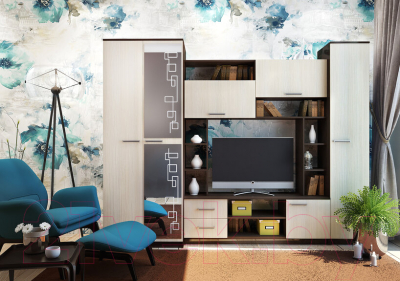 Стенка Горизонт Мебель Флора