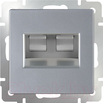 Розетка Werkel WL06-RJ11+RJ45 / a029835 - фото