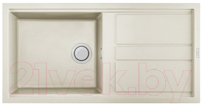 Мойка кухонная Elleci Best 480 Bianco Antico G62 / LGB48062 - фото