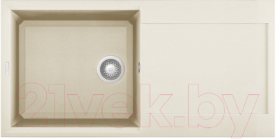 Мойка кухонная Elleci Easy 480 Bianco Antico G62 / LGY48062 - фото