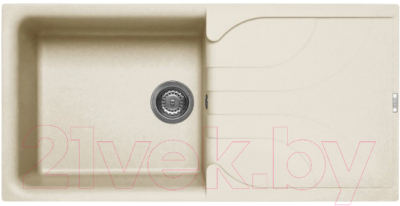 Мойка кухонная Elleci Ego 480 Bianco Antico G62 / LGE48062 - фото