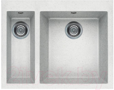 Мойка кухонная Elleci Quadra 150 Bianco Pietra G52 / LGQ15052 - фото