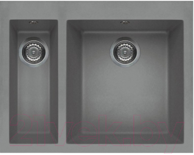 Мойка кухонная Elleci Quadra 150 Light Grey K97 / LKQ15097 - фото