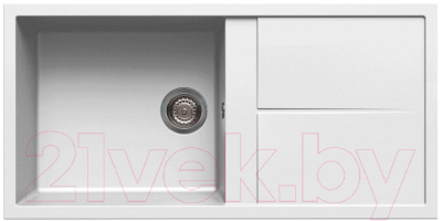 Мойка кухонная Elleci Unico 480 Bianco Titano G68 / LGU48068 - фото