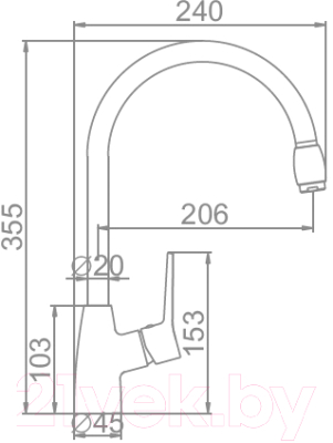 Смеситель Ledeme L4069
