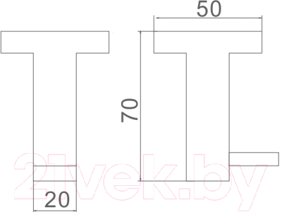 Крючок для ванной Ledeme L71705-1