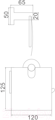 Держатель для туалетной бумаги Ledeme L71703