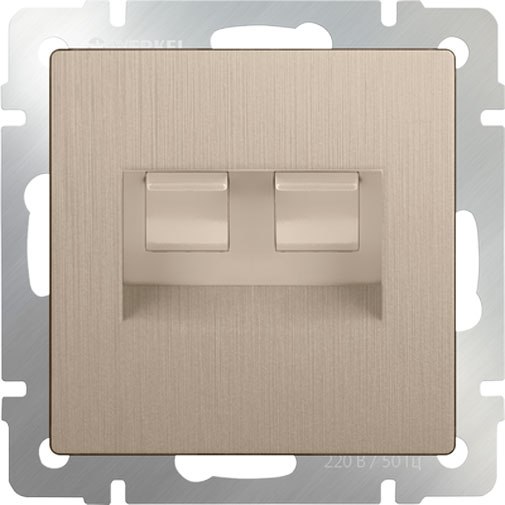 Розетка Werkel WL10-RJ11-45 / a035629 - фото