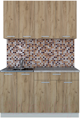 Готовая кухня Интерлиния Мила Лайт 1.4-60 - фото